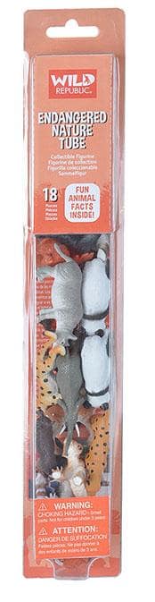 Wild Republic -  Endangered Animals Figurines Nature Tube