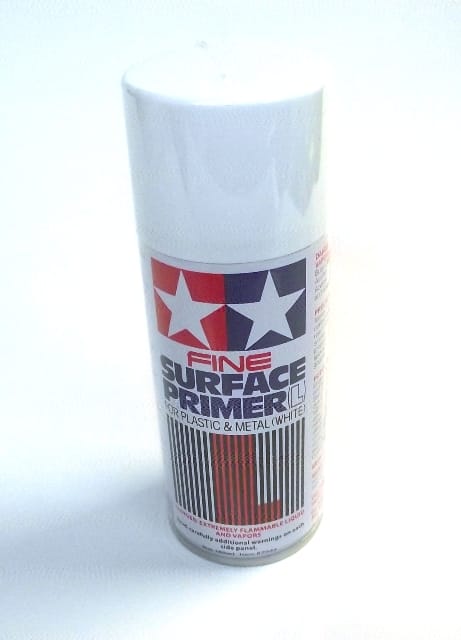 87044 TAMIYA SURFACE PRIMER FOR  PLASTIC & METAL (L) WHITE 180ml