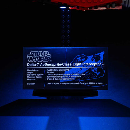 Light My Bricks - LIGHT KIT for LEGO UCS Obi-Wan's Jedi Starfighter 10215