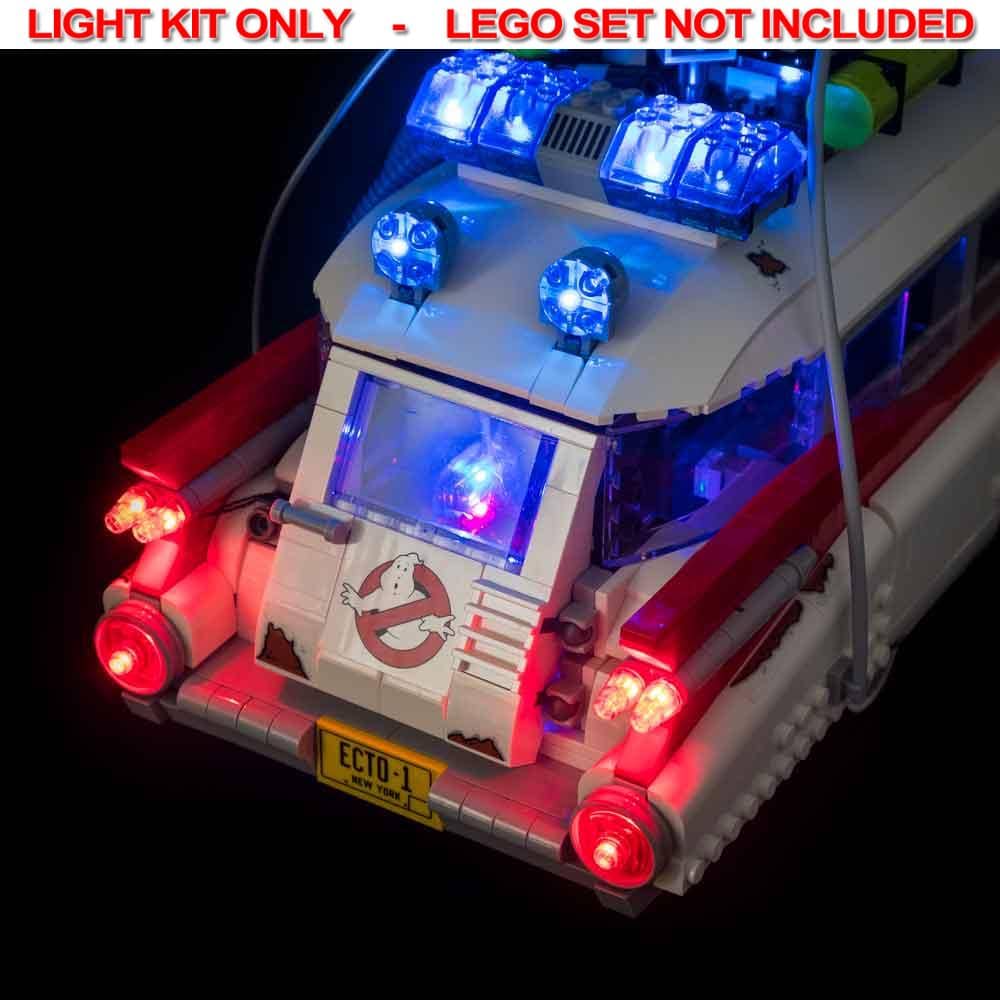 Light My Bricks - LIGHT KIT for LEGO Ghostbusters Ecto-1 10274 Light &amp; Sound &amp; Remote Control Kit