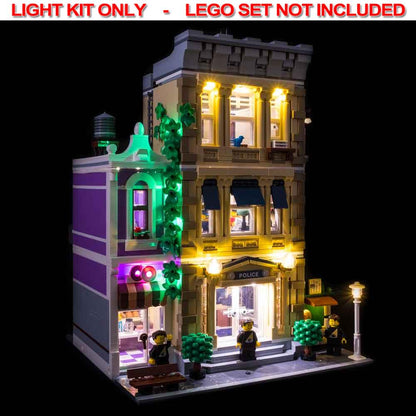 Light My Bricks - LIGHT KIT for LEGO Police Station 10278