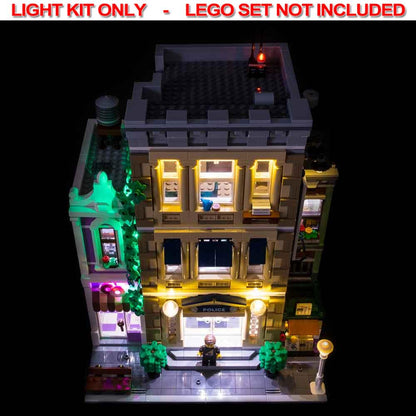 Light My Bricks - LIGHT KIT for LEGO Police Station 10278
