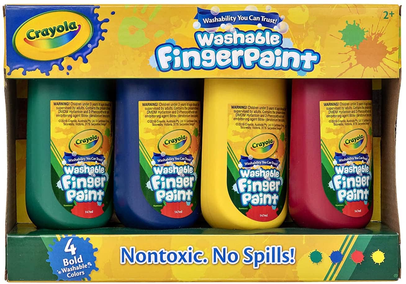 Crayola -  Washable Kids Finger Paints For Kids