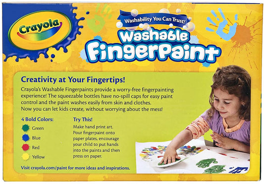 Crayola -  Washable Kids Finger Paints For Kids