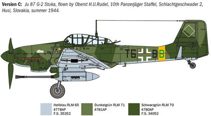 Italeri -  1:72 Junker Ju 87 G-2 Kanonenvogel