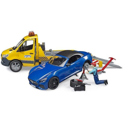 Bruder - Sprinter Car Transporter With Light & Sound Module - Roadster 1:16 Scale