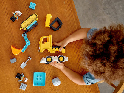 LEGO 10931 Truck & Tracked Excavator   - DUPLO