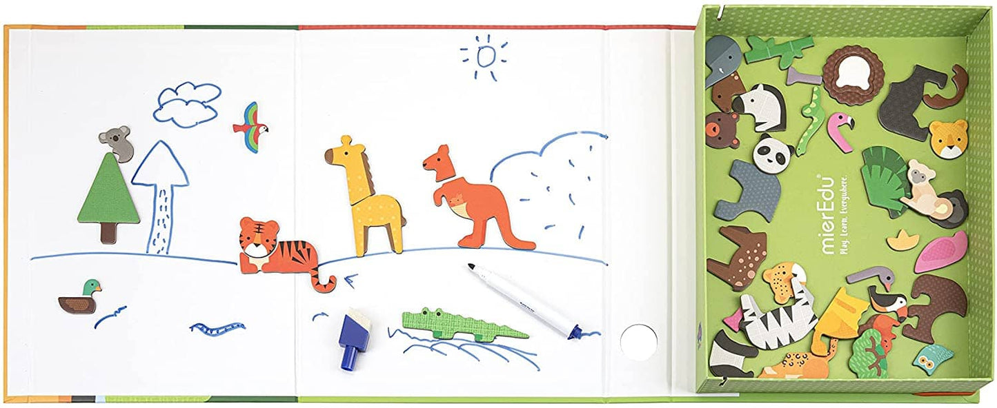 mierEdu -  Magnetic Art Case Animal World