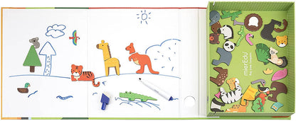 mierEdu -  Magnetic Art Case Animal World