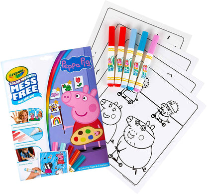 Crayola -  Peppa Pig Colour Wonder Set - Colouring Pages & Markers