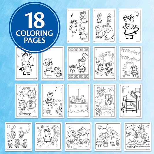 Crayola -  Peppa Pig Colour Wonder Set - Colouring Pages & Markers