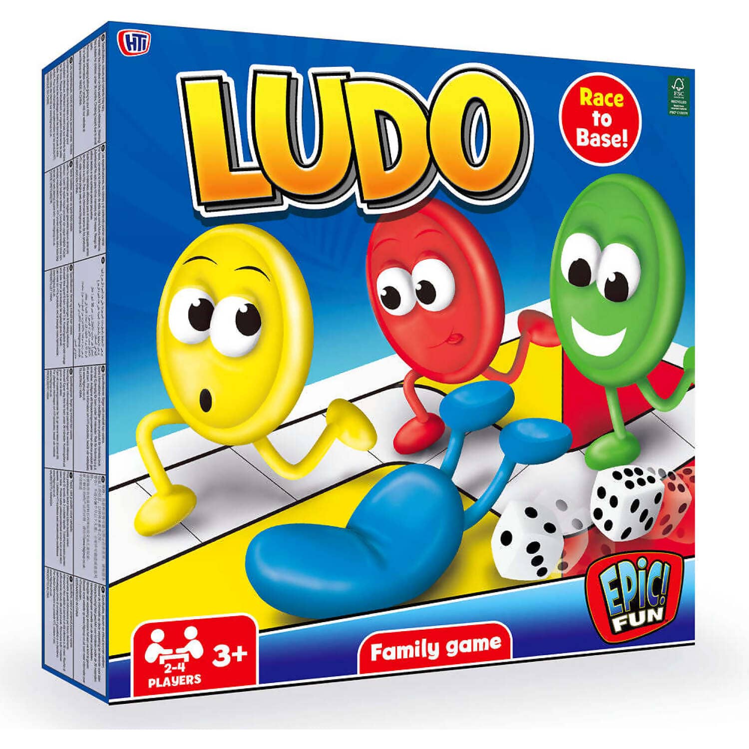 Hti - Toys - Ludo Game Family Game Epic Fun!