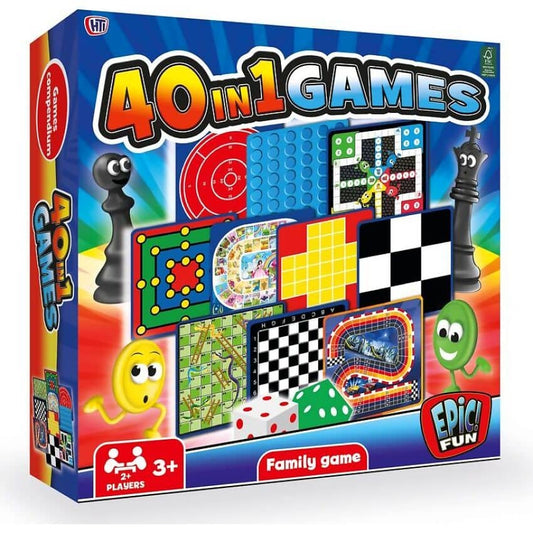 Hti -  Toys - Games 40-in-1 Family Games