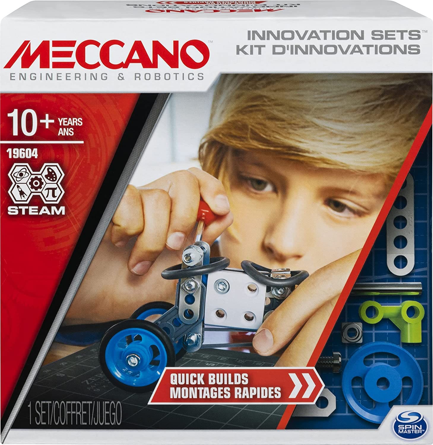Meccano - Set 1 Quick Builds Building Set 19604 Spin Master