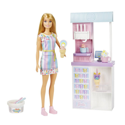 Barbie -  Ice Cream Shop Playset  Mattel