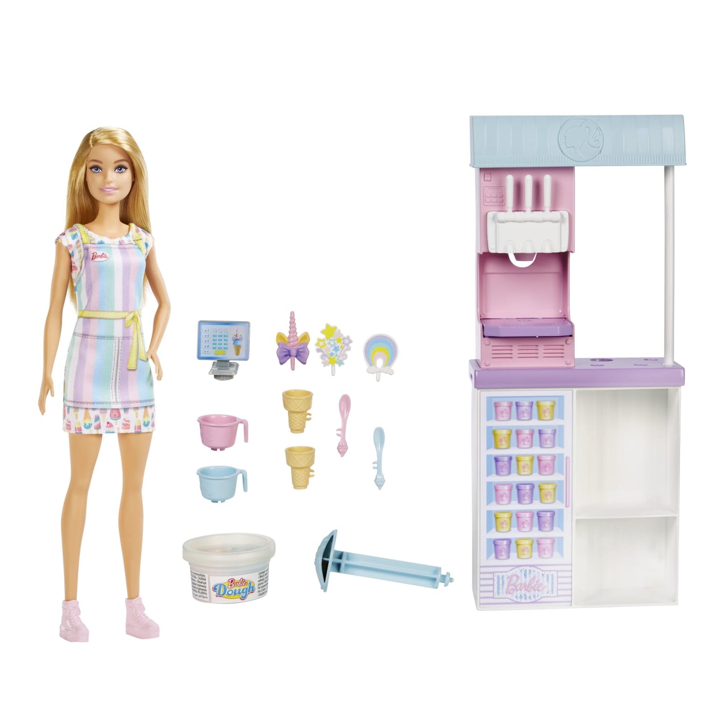 Barbie -  Ice Cream Shop Playset  Mattel