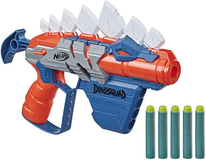 Nerf -  Dinosquad Stegosmash Dart Blaster Dinosaur Design Stegosaurus Spikes Hasbro