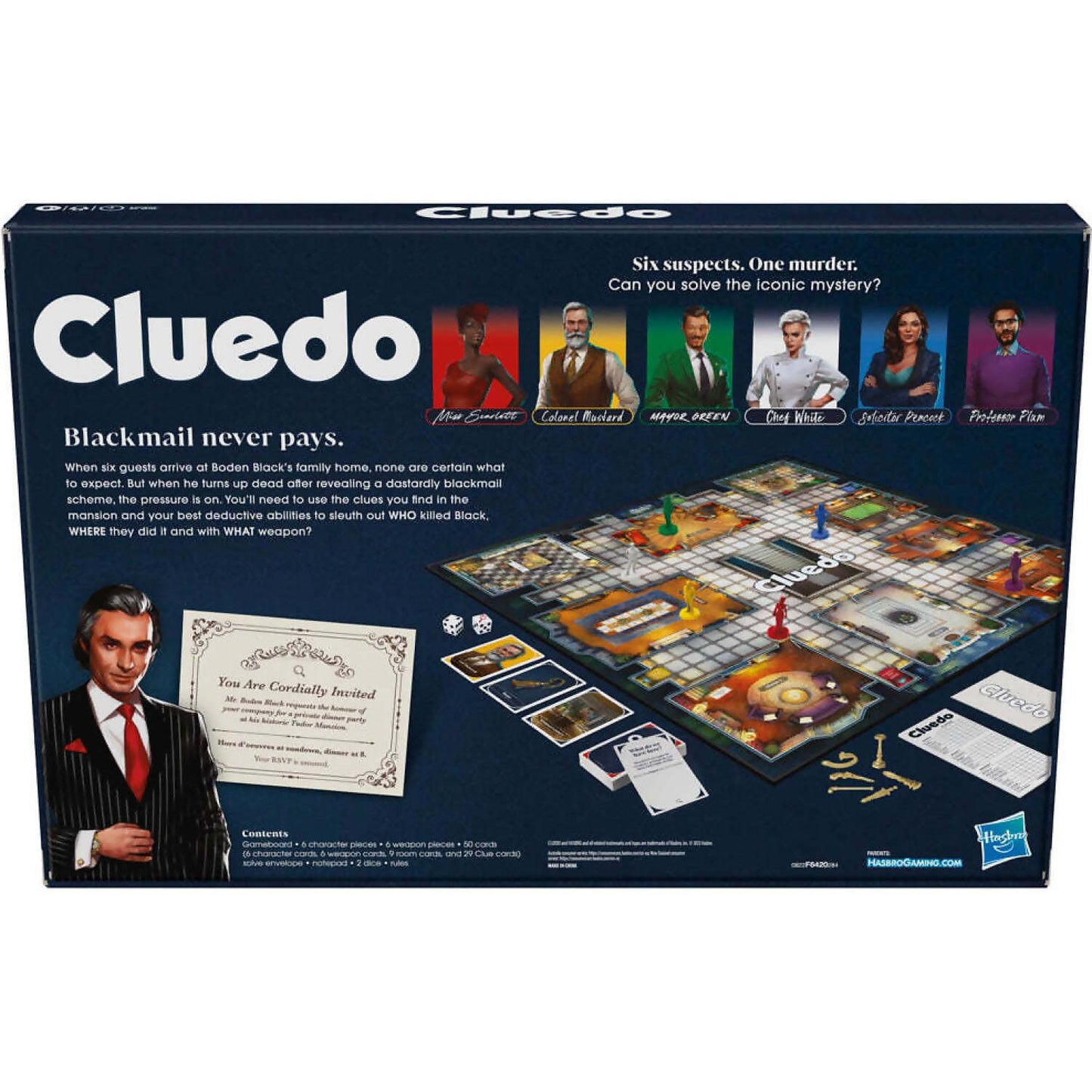 Cluedo -  Classic Refresh Game - Hasbro