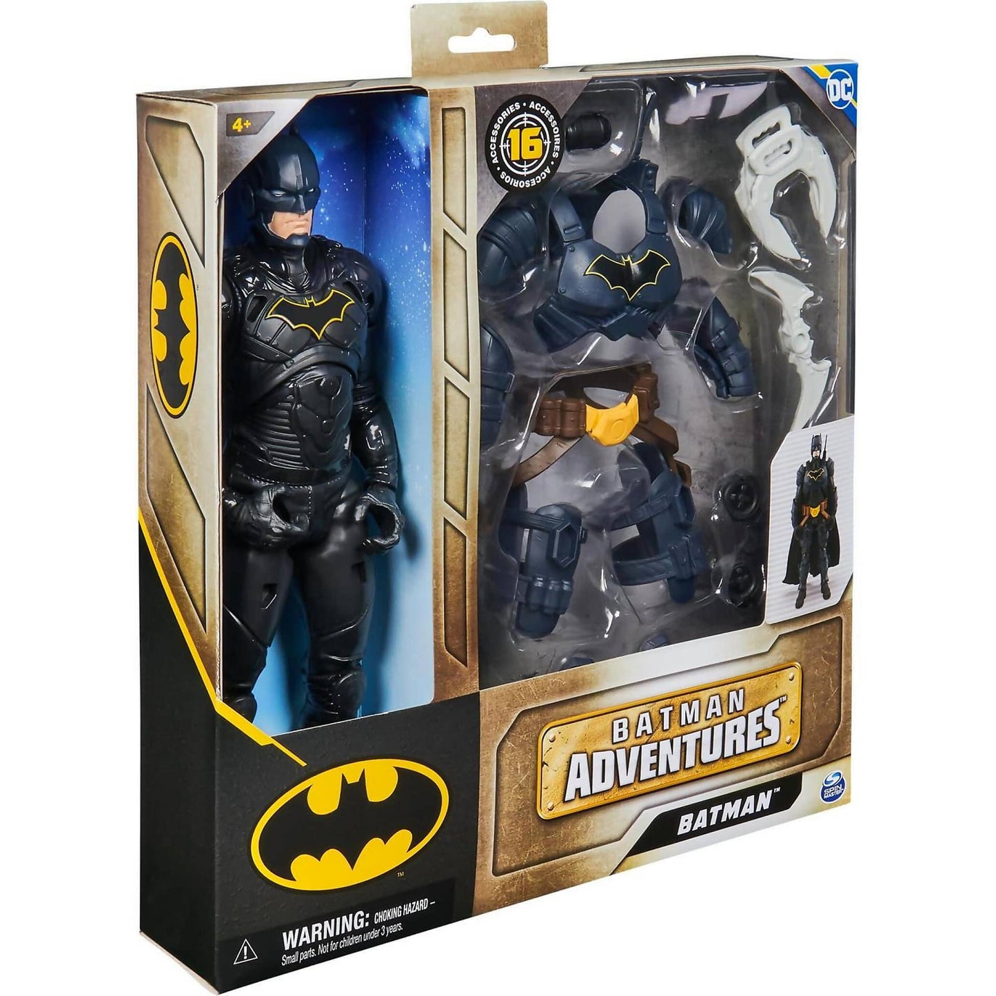 Dc -  Comics - 12'' Batman Adventures With 16 Armor Accessories
