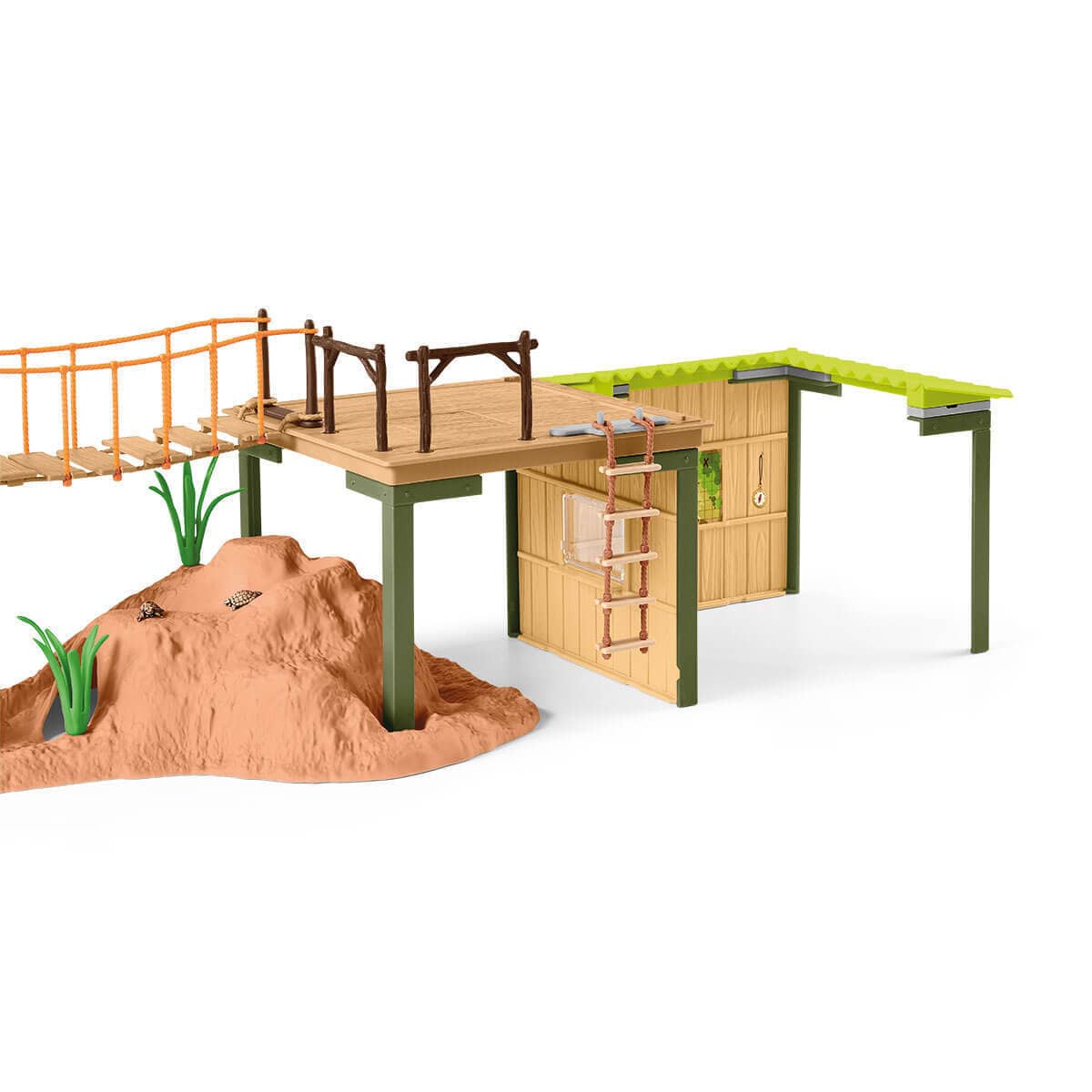 Schleich - National Geographic Kids - Ranger Adventure Station - Wild Life Figurine