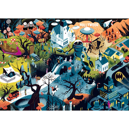 Heye - Movie Masters Tim Burton Films Jigsaw Puzzle 1000 Pieces