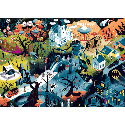 Heye - Movie Masters Tim Burton Films Jigsaw Puzzle 1000 Pieces