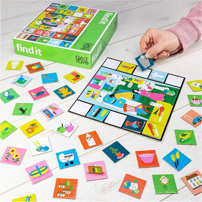 GALT - Find It Picture Card & Board Game - Educational Family Game