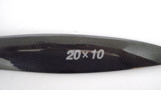 XOAR -  PROP 20X10 HOLLOW CARBON FIBRE 2 BLADE