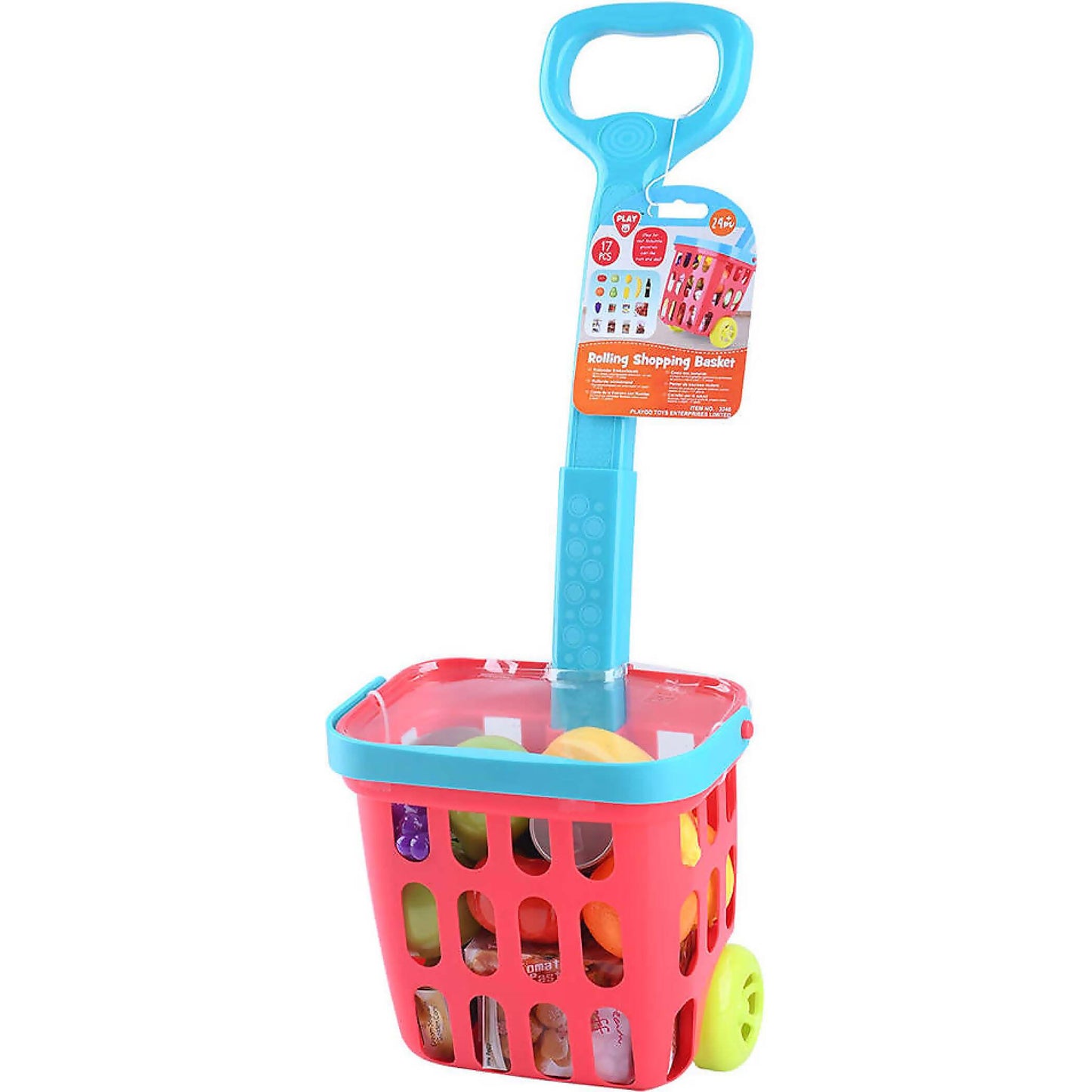 Playgo Toys Ent. Ltd  -  Rolling Shopping Basket