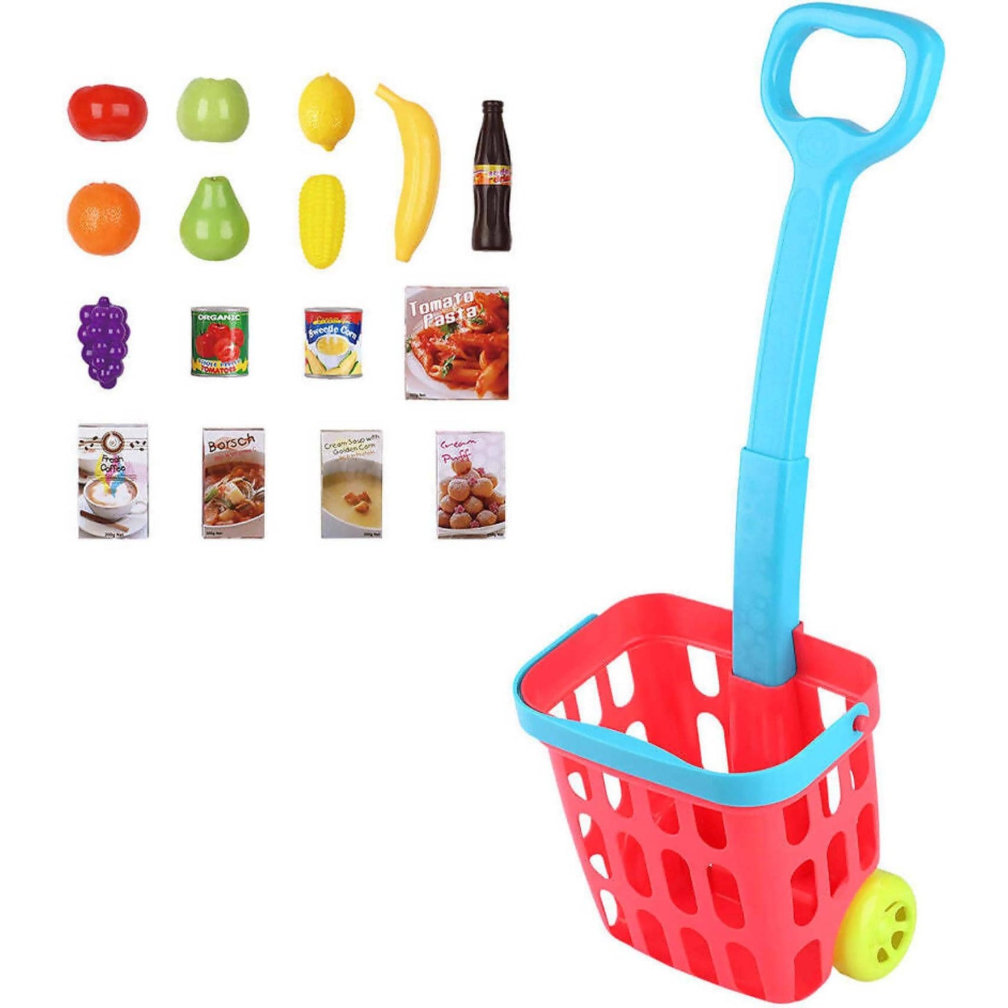 Playgo Toys Ent. Ltd  -  Rolling Shopping Basket