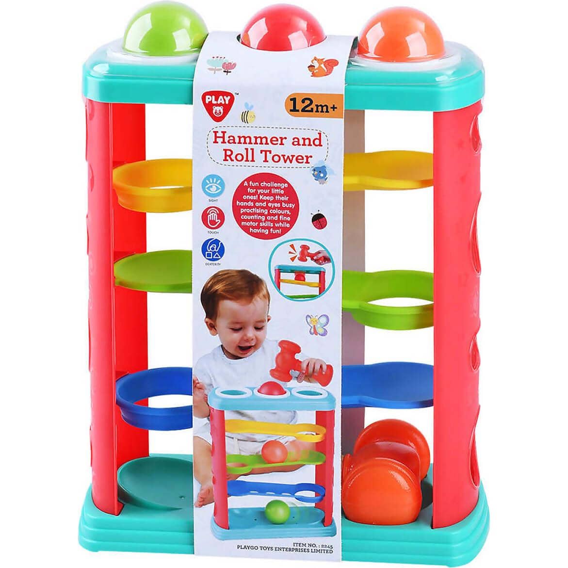 Playgo Toys Ent. Ltd  -  Hammer And Roll Tower