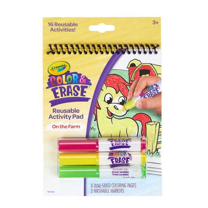 Crayola -  Color & Erase Reusable Activity Pad On The Farm