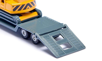 Siku - Low Loader with Excavator Die-Cast Model Construction Machinery - Model 16112 - 1:50 Scale