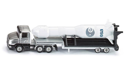 Siku - Low Loader With Rocket Transport  Load-up