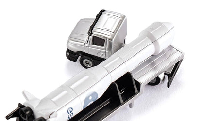 Siku - Low Loader With Rocket Transport  Load-up