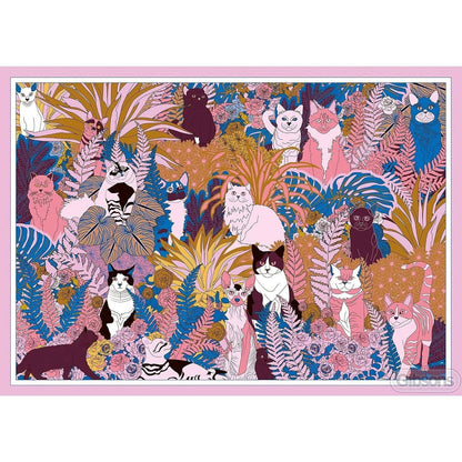 Gibsons - Purrfect Plants - Jigsaw Puzzle 1000 Pieces