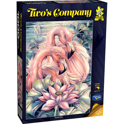 Holdson - Twos Company Think Pink - Jigsaw Puzzle 1000 Pieces