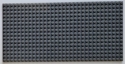 BASEPLATE Double Sided 16x32 Studs D/grey Generic Brand