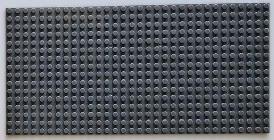 BASEPLATE Double Sided 16x32 Studs D/grey Generic Brand