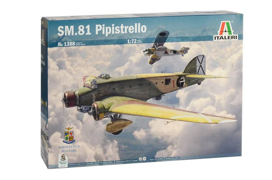 ITALERI -  SM.81 PIPISTRELLO 1:72 (1388) PLASTIC MODEL KIT