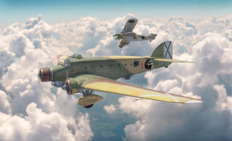 ITALERI -  SM.81 PIPISTRELLO 1:72 (1388) PLASTIC MODEL KIT