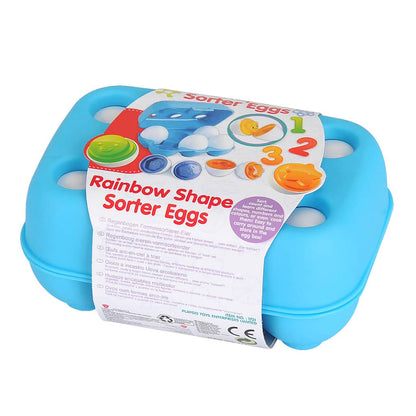 Playgo Toys Ent. Ltd  -  Rainbow Shape Sorter Eggs