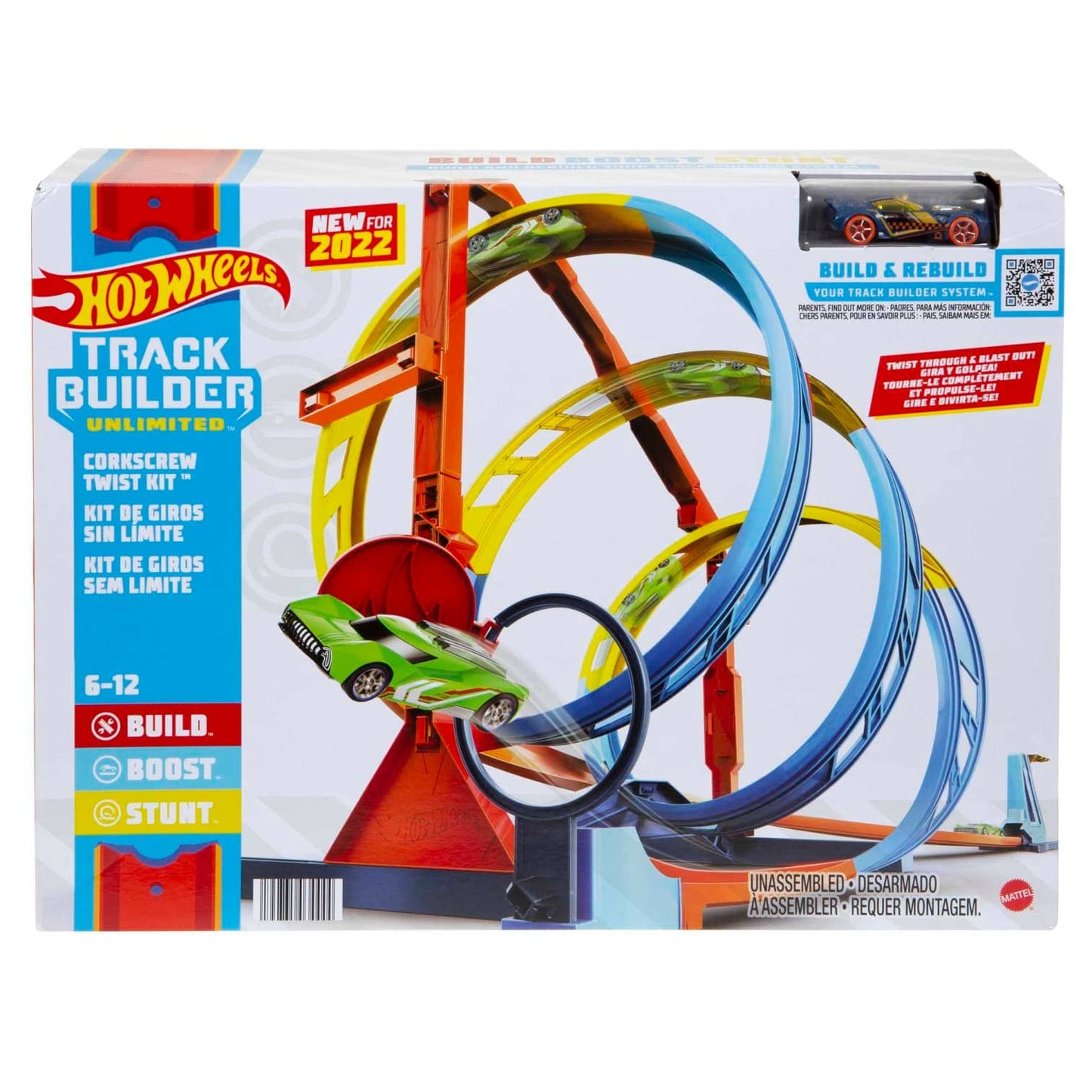 Hot Wheels - ® - Track Builder Unlimited Corkscrew Twist Kit  Mattel