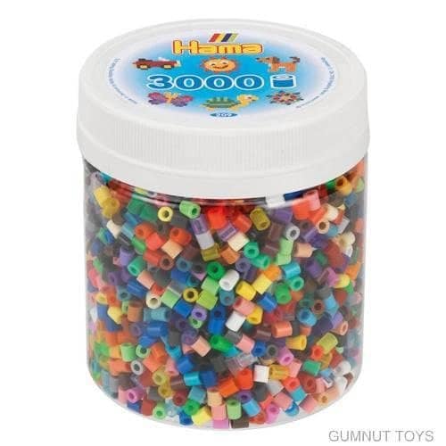 Hama Beads -  Tub - Craft Kit - 3000 Pieces Primary Pack