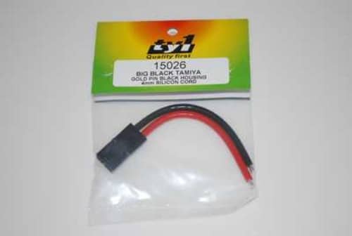 TY1 -  BIG BLACK TAMIYA FEMALE WITH WIRE TY15026