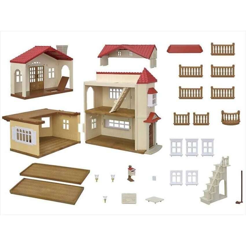 Sylvanian Families - Red Roof Country Home Secret Attic Playroom