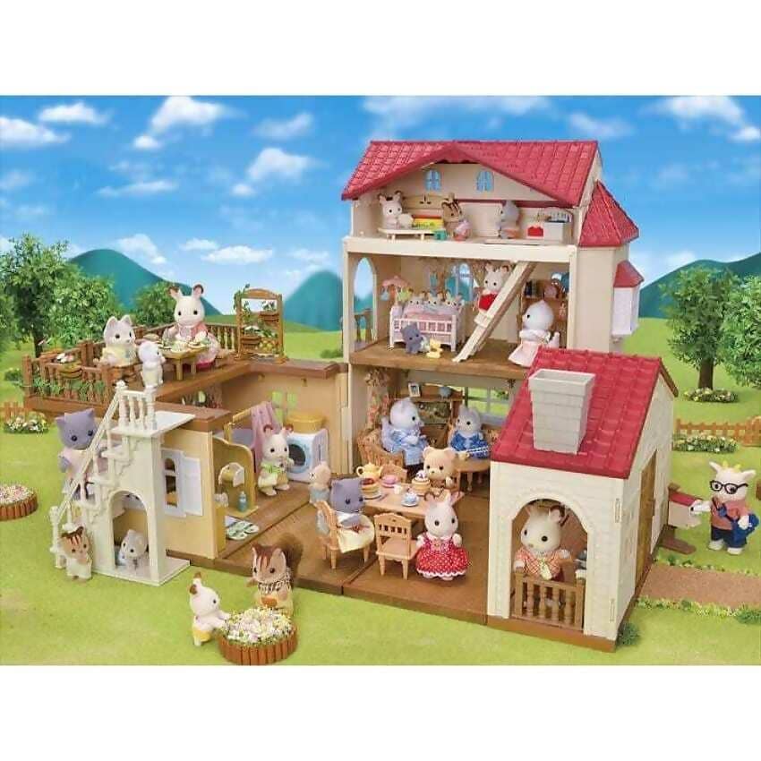 Sylvanian Families - Red Roof Country Home Secret Attic Playroom