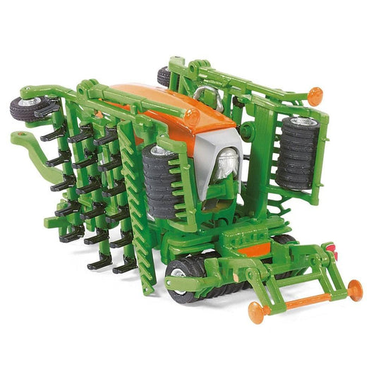 Siku - Claas Xerion Tractor And High-performance Amazone Cayenna 6001 Seeder