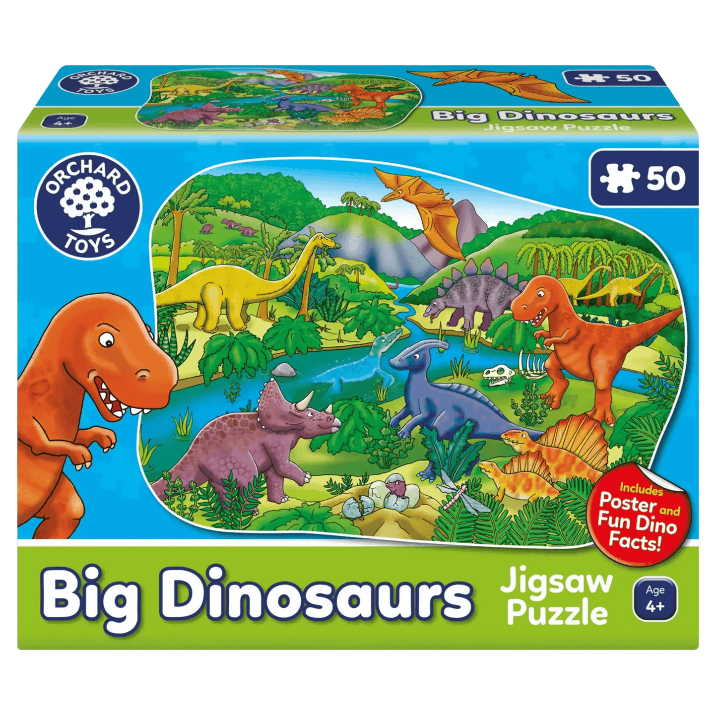 Orchard Toys - Big Dinosaurs Jigsaw Puzzle 50 Pieces