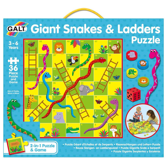 GALT - Giant Snakes and Ladders Puzzle - Fun and Educational Game